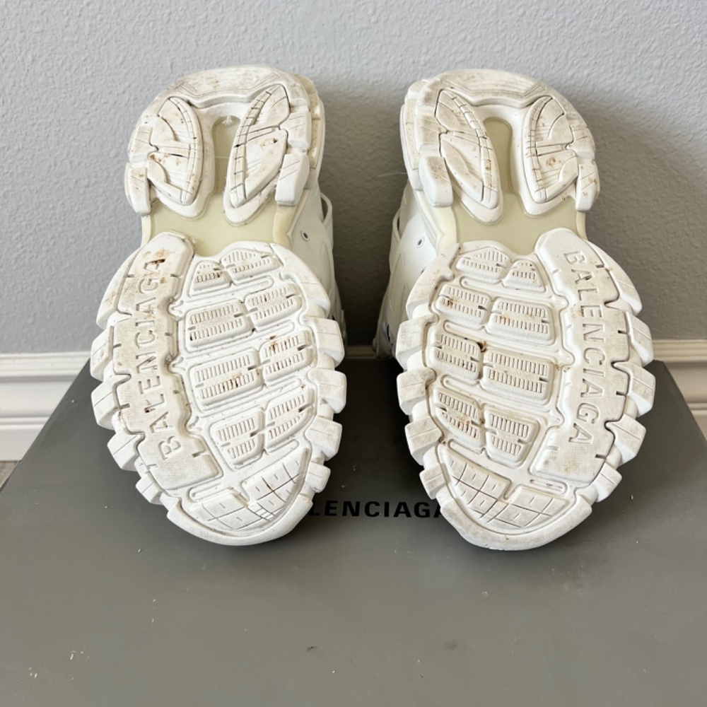 Size 40- Balenciaga Track Hike High top Sneaker White -Women size 10 - Picture 6 of 6